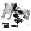 2022 New Waterproof Metal Motorcycle Smart Phone Mount with QC 3.0 USB Qu CHK12N
