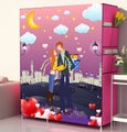Simple Wardrobe Single Dormitory Modern Simple Assembly Cloth Hanger Econ CHK12N