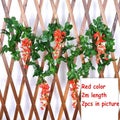 2x 7FT Artificial Wisteria Vine Garland Plants Foliage Trailing Flower fl CHK12N