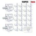 3MM Multipurpose Shelf Support Pins Transparent PVC Cabinet Shelf Support CHK12N