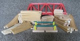 30 pc WOODEN Railway Train Track Bridge Set THOMAS CHUGGINGTON or Similar