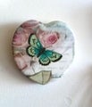 Gorgeous 'Butterfly in Paris' Wall Heart by Art at the Villa