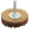 Jaz Wire Wheel Industrial 40mm x 10mm x 0.2mm - 6mm Shank - Coated Steel Loose (