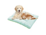 43x30cm Double-Sided Pet Bed Mat Sensory Pet Mat Pet Nest Pad - Green