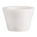 Santa Barbara: Marble Pinch Pot - White Santa Barbara Design Studio