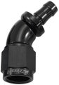 Aeroflow 510 Series Full Flow Tight Radius Push Lock 45o Hose End -6AN To 5/1...