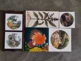 Mix of small art works