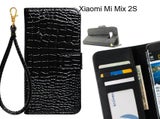 Xiaomi Mi Mix 2S case Croco wallet Leather case