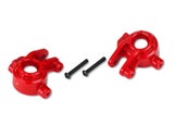 Traxxas 9037R Steering blocks extreme heavy duty red