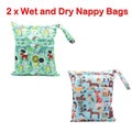 Nappy Bag Wet Dry Changing Diaper Bag Wet Bags I2534A2