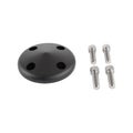 Proflow Pulley Nose Cone SB Chev Long Water Pump with Hardware Black Aluminium