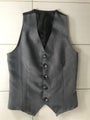 Waistcoat 51cms Underarm - Underarm GREY and Satin