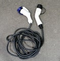 $1 RES ~~ 2nd hand - CHARGING LEAD 6 METER EV CHARGER cable Type 2 to Type 1