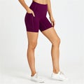 Solid Color Fitness Yoga Short Tight Women Soft High Waist Workout
