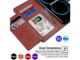1x Shockproof Wallet Cover for iPhone 14 Pro Max
