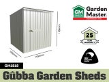 Gubba GUBBA - Garden Master 1.83M X 1.83M NZ Made Shed - Zincalume