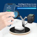 Wireless Chager for iPhone 12S/12Pro iWatch Airpods Pro Fast Charging Dock Stand