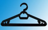 Clothes Hanger - Plastic Black 41.7cm (24pcs)