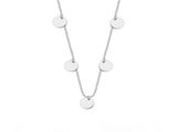 Sterling Silver Tag Pendant Necklace - 925 Silver Charm