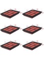6 x Sakura Air Filter FA-1957 Fits Ford, Ford Performance Vehicles