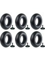 6 x 15 Inch Car &amp; 4x4 Tyre Inner Tube KR15 [195/205R15] TR13 Rubber Valve