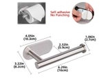 Toilet Paper Holder Bathroom Roll Tissue Towel Dispenser Hanger Stainless Steel