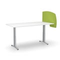 Acoustic Desk Divider Curve 540mm x 800mm x 24mm, Choice of Colours
