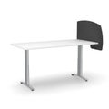 Acoustic Desk Divider Curve 540mm x 800mm x 24mm, Choice of Colours