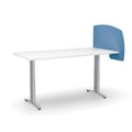 Acoustic Desk Divider Curve 540mm x 800mm x 24mm, Choice of Colours