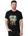 Teenage Mutant Ninja Turtles Black Short Sleeved T-Shirt (Mens)