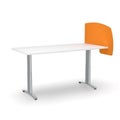 Acoustic Desk Divider Curve 540mm x 800mm x 24mm, Choice of Colours