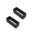 Pair of Watch Strap Band Keepers Loops Compatible with the Samsung Galaxy Wat...