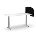 Acoustic Desk Divider Curve 540mm x 800mm x 24mm, Choice of Colours
