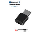 Bluetooth Adapter USB Bluetooth 5.0 Dongle Transmitter Receiver 3 In 1 For TV