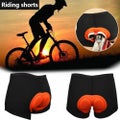 Unisex Black Bicycle Cycling Shorts Solid Cosplay Comfortable Underwear S CHK29M