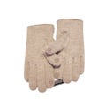 Plus Fleece Thickened Riding Touch Screen Gloves Khaki Warm Women