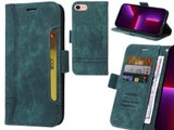 iphone 8 Case Alcantara 4 Cards Wallet Case