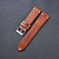 Vintage Oiled Leather Watch Straps Compatible with the Samsung Galaxy Watch 3...
