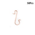 50pcs Christmas Ornament Hooks S Shaped Christmas Hook DIY Christmas Tree CHK29M