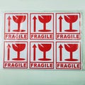 100PCS Fragile Stickers The Goods Please Handle With Care Warning Labels CHK29M