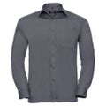 Russell Collection Mens Poplin Easy-Care
