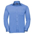 Russell Collection Mens Poplin Easy-Care