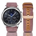 Denim &amp; Leather Watch Straps Compatible with the Garmin Venu 2 Plus
