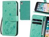 Sony Xperia Z5 Case Embossed Wallet Leather Case