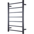 LeVivi 7 Bar 825mm Square Towel Warmer Black