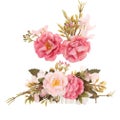1 Set Headdress Fashion Flower Beautiful Decor Hairpin Headdress Ornament For W