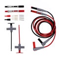 16 Pcs Digital Multimeter Probe Test Leads Electrical Multimeter Test Lead Part