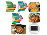 3Pcs Air Fryer Magnetic Cheat Sheet Cooking Guide Booklet Cooking Times Chart