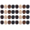 200 Pcs Nativity Crafts Wooden Loose Beads Garland Crafting Beads Macrame Wood