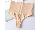 Women Thong Panty Shaper High Waist Tummy Control Panties Slimming Underwear